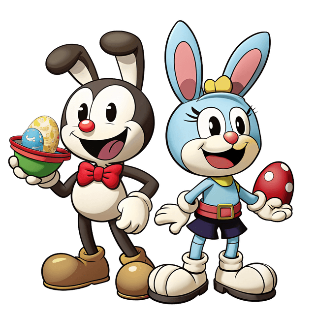 Happy Wishes easters bunnies